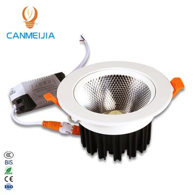 China Modern 5W 10W 15W COB round ceiling recessed downlight led spotlight, spot light, spotlight for sale