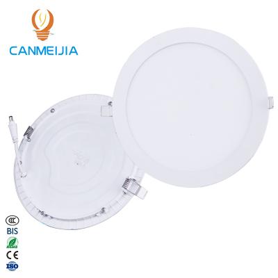 China Free Shipping Residential Hot Sale 3W 4W 6W 9W 12W 15W 18W Round Panel Light Super Bright Led Slim Downlight for sale