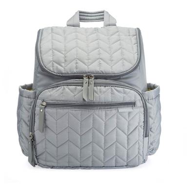 China Backpack New Arrival Polyester Quilted Design Mum Bag Baby Backpack for sale