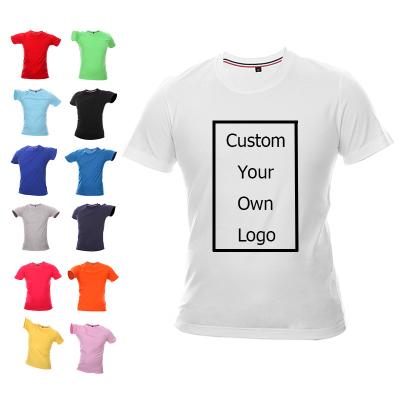 China Wholesale 200gsm Custom 100% Anti-shrink Cotton Logo Printing T-shirt For Men for sale