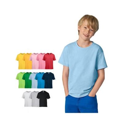 China QUICK DRY custom design short sleeve summer logo kids boys unisex t-shirt cotton for sale