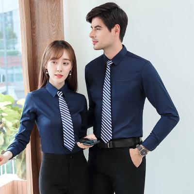 China 2021 Amazon anti-pilling stretch high-end men's shirt business dress shirt best-selling private design for sale