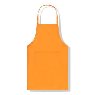 China Custom Comfortable Cooking Apron Cotton Polyester Working Breathable Kitchen Cleaning Pinafore for sale