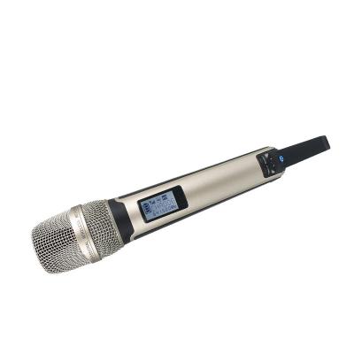 China New Factory Made High Quality Hot Selling Handheld Microphone Best Price Gold Handheld Stage Wireless Microphones for sale