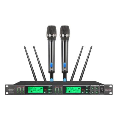 China Clear Sound Professional Wireless Microphone True Diversity For Stage Performance Sound for sale