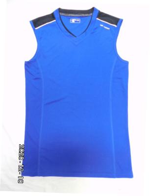 China Camisetas sin mangas sin mangas para hombre con cuello de pico estirables cómodas para el entrenamiento en venta