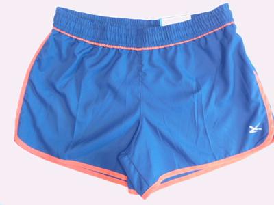 China Pantalones de funcionamiento del color de la tela suave azul del lazo 85gsm con los bolsillos en venta