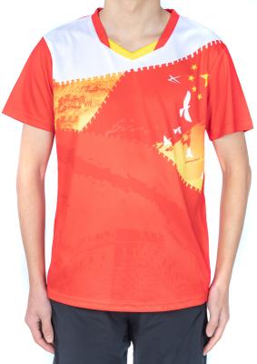 China Los adultos escogen la camiseta con cuello de pico para hombre del jersey con el logotipo modificado para requisitos particulares en venta