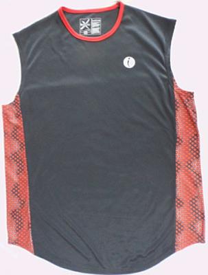 China Camisetas sin mangas sin mangas para hombre 100% de Kintting del poliéster del cuello barco para el baloncesto en venta