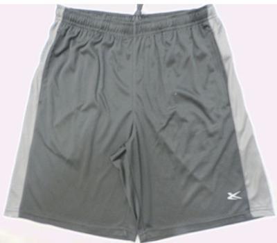 China El lazo elástico Front Mens Soccer Shorts, deportes de la longitud de la rodilla pone en cortocircuito a Grey Color para hombre en venta