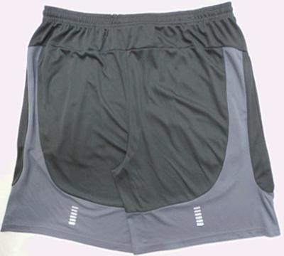 China S aan XL Regelbare Elastische Taille Gray Jogger Shorts For Soccer Te koop