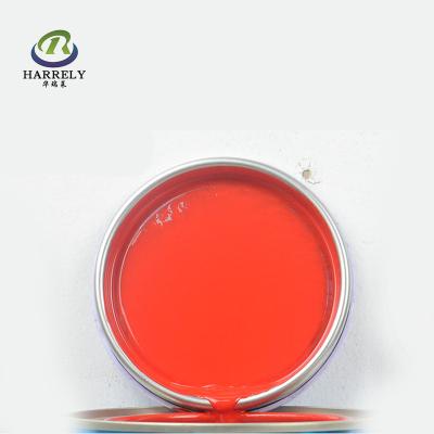 Chine Peinture de voiture rouge vif de couleur solide 0,5 L 1 L 2 L 4 L imperméable à l'eau 1K Laque à vendre