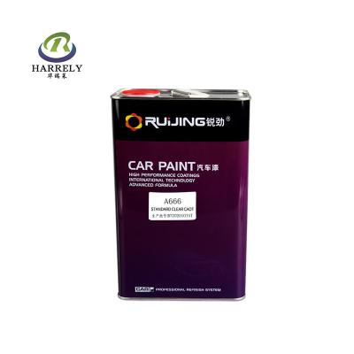 China Anti-corrosie Automotive Clear Coat Transparante Acryllak voor autoverf Te koop