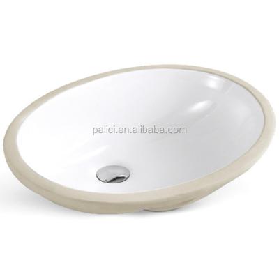 China Factory Direct Supply Y222 Ceramic Easy Clean Under Counter Wash Basin For Sanitary Ware Bathroom Sink for sale