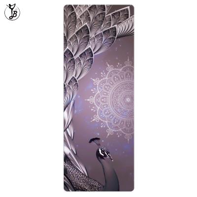 China Comfortable Custom Eco - Friendly Natural Rubber PU Yoga Mat for sale