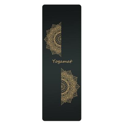 China Comfortable Custom Eco - Friendly Natural Rubber PU Yoga Mat for sale