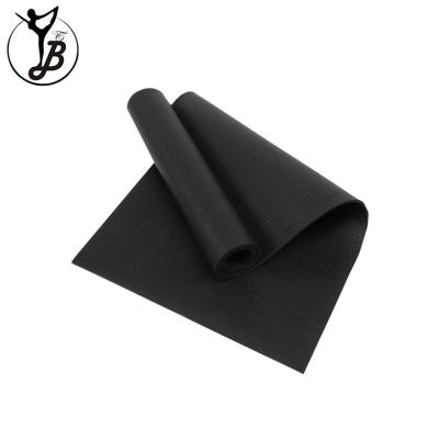 China Waterproof Black Yoga Mat 6mm Thick 24