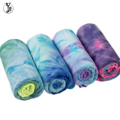 China Non Slip Towel Waterproof Warm Microfiber Yoga Mat Anti Slip for sale