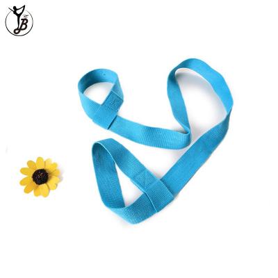 China Custom Elastic Nylon 100% Cotton Yoga Stretch Strap for sale