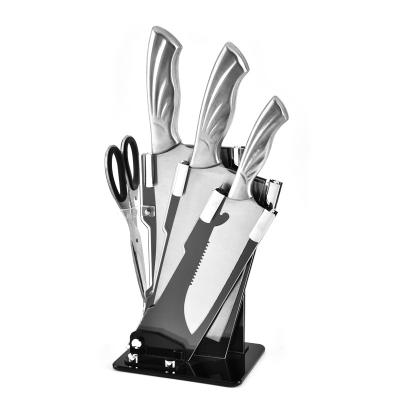 China Viable Wholesale High Quality Multi Functional Practical Stainless Steel Kitchen Chef Knife Set for sale