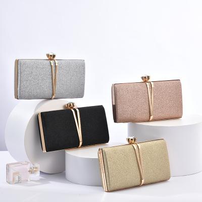 China Banquet Casual Handbags WAKED Multicolor Rhinestone Shiny Closure Fashion Buckle Party Evening Clutch Bags For Women for sale