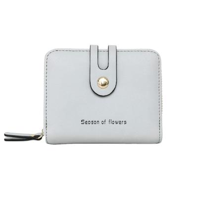 China RFID WAKED PU Leather Organ Card Holder Wholesale Triple Magnetic Wallet For Women for sale