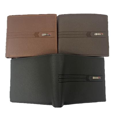 China RFID WAKED Factory Outlet PU Leather Mens Wallet Vintage Large Capacity Wallet Men Card Holder for sale