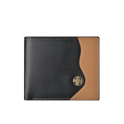 China Multiple Card Slots WAKE Custom PU RFID Blocking ID To Slot Short Wallet For Men for sale