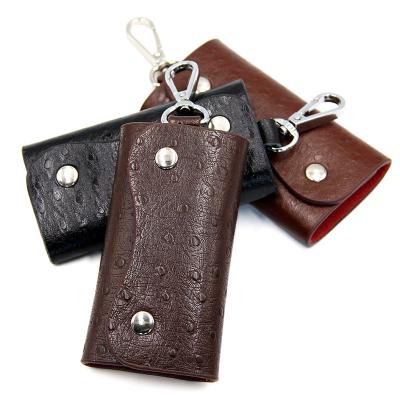 China Vintage WAKED 2021 Factory Outlet PU Leather Key Holder Organizer Custom Logo Key Pouch for sale