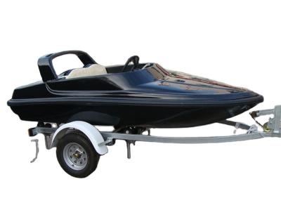 China Warter sports 3.2m high speed fiberglass motor jet boat with CE certification not include outboard motor for sale