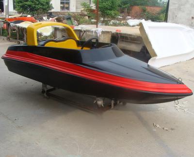 China Warter Sports CE Approved 3.2m High Speed ​​Jet Boat Sports Fiberglass Racing Boat for sale