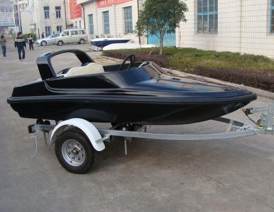 China Warter sports 3.2m high speed fiberglass motor jet boat with CE certification not include outboard motor for sale