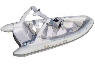 China High Quality Family Entertainment 6.8M Rib Inflatable Boat With High Pressure Hypalon Or PVC Airline for sale