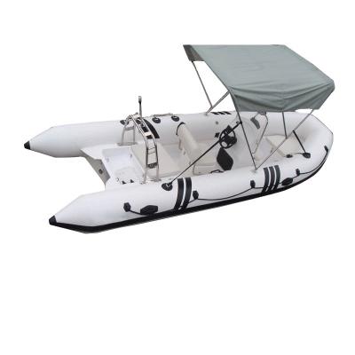 China New Design Big Hull FRP Inflatable DRIFT RIB BOAT 520 with High Pressure Hypalon /PVC Air Tube for sale