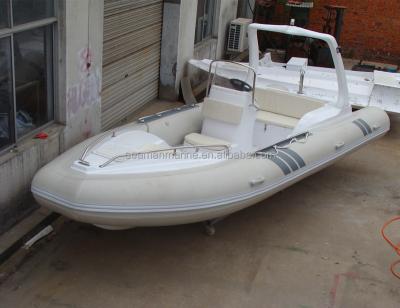 China Other Rib Rigid Inflatable Boat 580cm With Hypalon Or PVC High Pressure Air Tube for sale