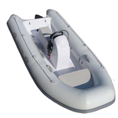 China Fishing RIB Boat 380 Rigid Inflatable Boat With PVC Or Hypalon Air Tube for sale