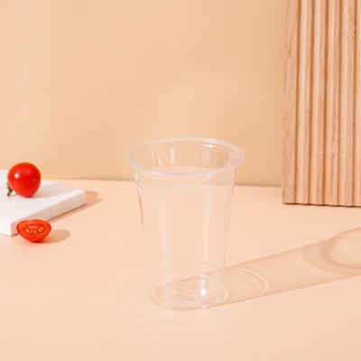 China Wholesale 89-500 Plastic Milk Tea Cup Fruit Cup Tea Drinks Juice Cup Disposable Clear Plastic Drinks Cold Drink Cup for sale