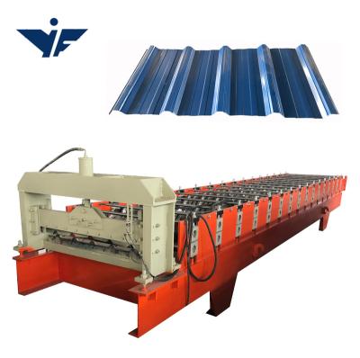 China Hotels Indonesia 760 mesin 762 spandek aluminum roof panel sheet roll forming machine for sale