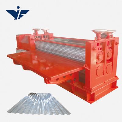 China Hotels Corrugated Thin Iron Sheet Barrel Roll Making Machine for sale