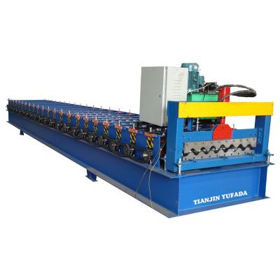 China Automatic 780 Hotels Corrugated Metal Coating Rolling Machine for sale