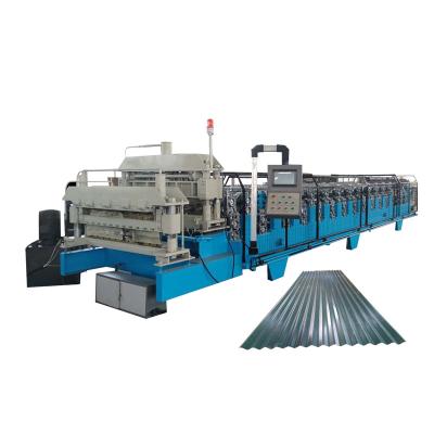 China COVER Trapezoidal And Corrugated Double Layer Roll Forming Machine for sale