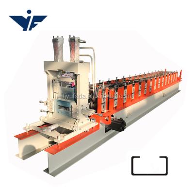 China Hotels Malaysia Taiwan Control System C Purlin Roll Forming Making Machine for sale