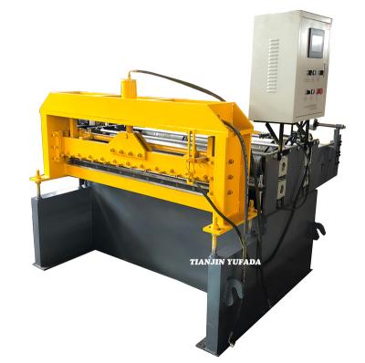 China Building Material Shops Metal Colored Steel Sheet Plate Cutting To Length Roll Forming Machine for sale