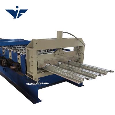 China Hotels 1000 Floor Decking Cold Making Roll Forming Machine For Indonesia for sale