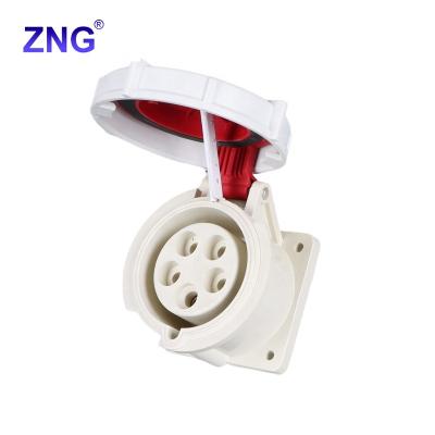 China Industrial 3Pin 4Pin 5Pin IP67 Industrial Female Socket 3 phase 32A5Pin for sale