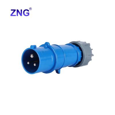 China Industrial Good Price ZNG-0133 Industrial Plug 16A 2P+E Male And Female Plug Socket for sale