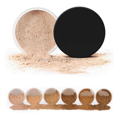 China Brighten Foundation Loose Waterproof Highlight Private Label Makeup Powder Loose Face Powder For Beauty for sale