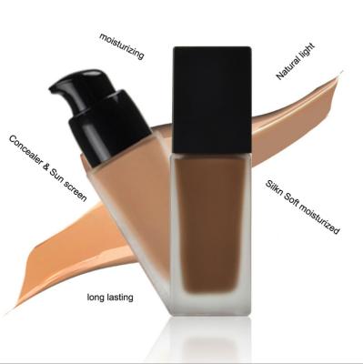 China Brighten Best Cosmetics OEM Liquid Waterproof Foundation Private Label Sunscreen Liquid Foundation for sale