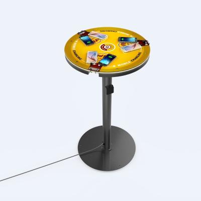 China Wireless Bar Table Radio Table Charging Station Bar Charging Table for sale