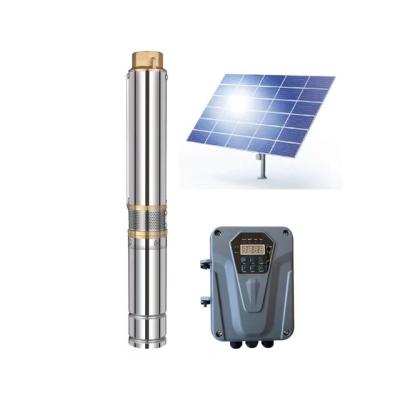 China Family homes 3 inch irrigation solar water pump, solar water pump system, solar submersible pump for sale